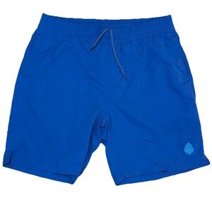 Stio Mens Sz Lx18 (34-38x8) Lined Running Active Shorts Drawstring Blue